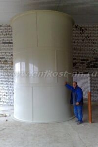 Пластиковая ёмкость на 50 м³ из полипропилена