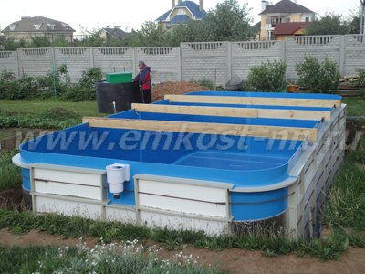 Круглый бассейн Ø4000 для банного комплекса — фото 3