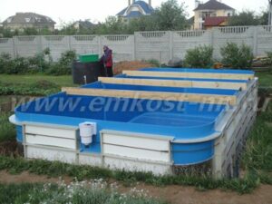 Бассейн Ø5500 Н1500 из полипропилена