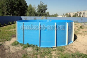 Круглый бассейн из полипропилена — фото 11