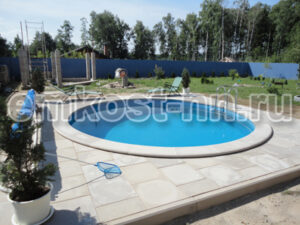 Круглый бассейн из полипропилена