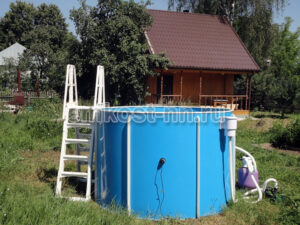 Круглый бассейн из полипропилена — фото 5