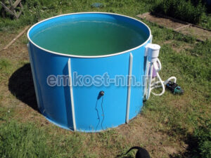Круглый бассейн из полипропилена — фото 6