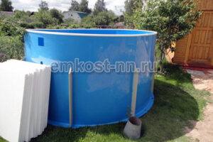 Круглый бассейн из полипропилена — фото 7