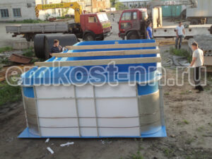 Прямоугольный бассейн из полипропилена — фото 3