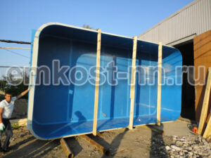 Прямоугольный бассейн из полипропилена