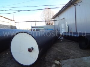 Ёмкость 30 м³ из полипропилена на производственном участке