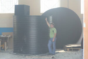 Ёмкость из полипропилена — патрубки подключения