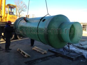 Жироуловитель из полипропилена — вид сбоку