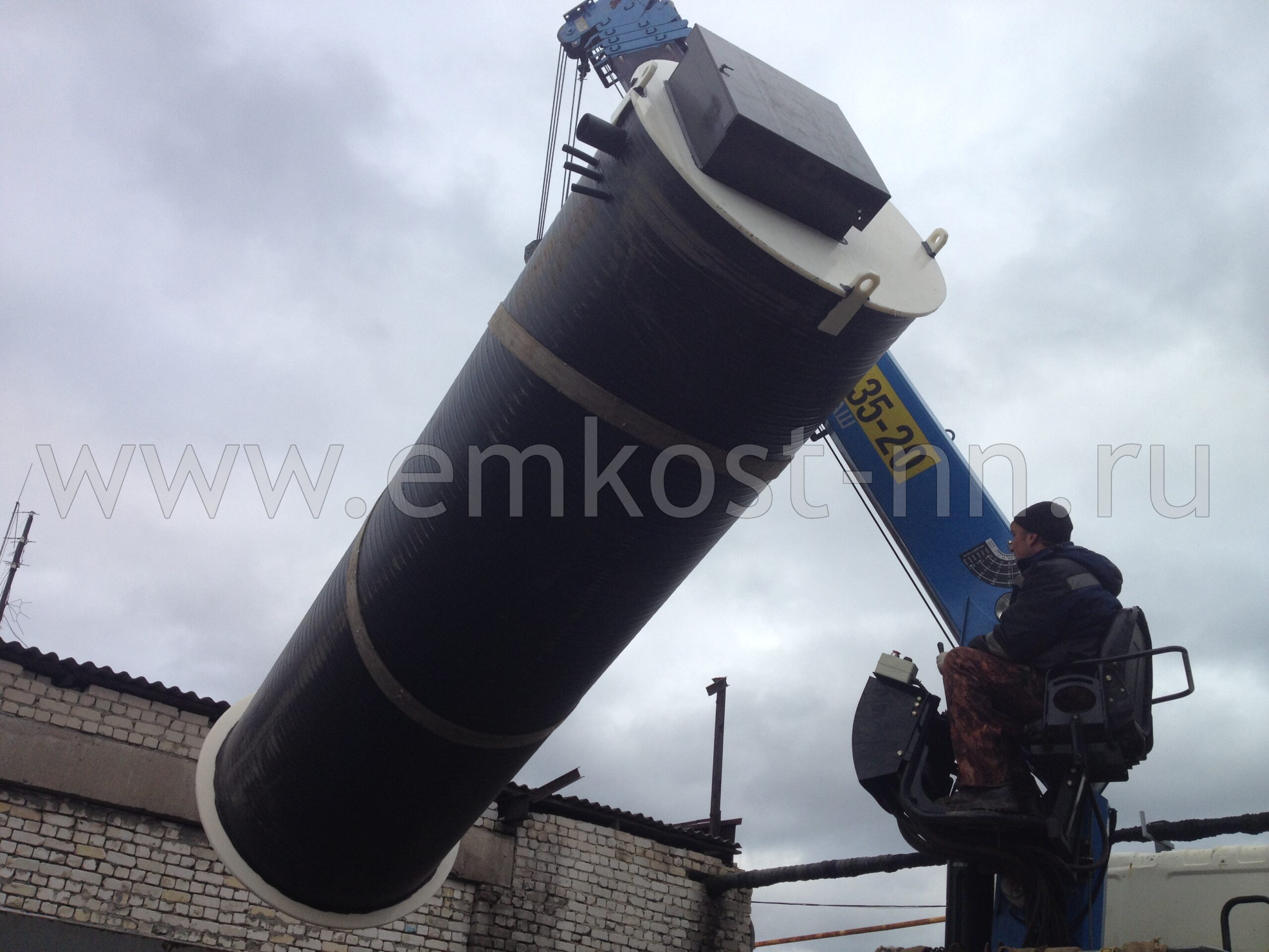 КНС Ø1500 H4500 для коттеджного посёлка — фото 3