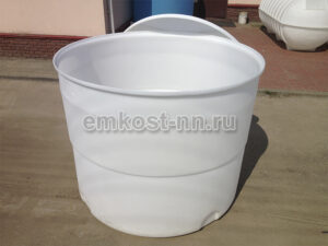Круглая купель из полипропилена 3000 л — без крышки