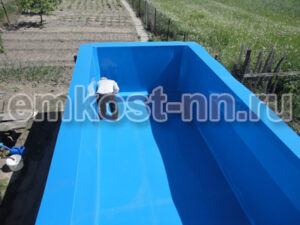 Вставка (облицовка) в бетонный бассейн из полипропилена — фото 10
