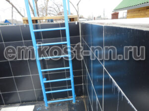 Вставка (облицовка) в бетонный бассейн из полипропилена — фото 9